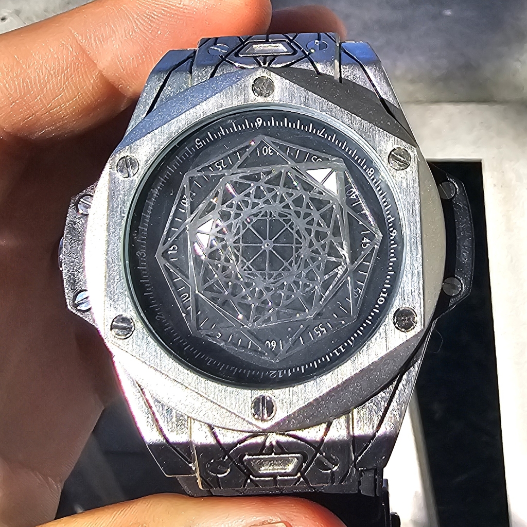Titan Chrono Timepiece Bradley Weston Silver